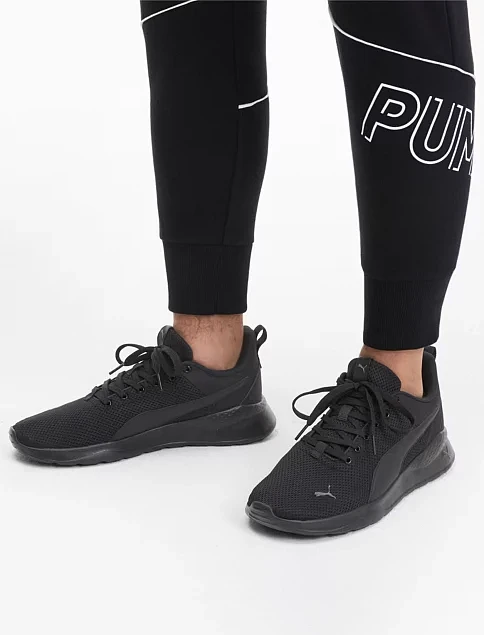 кросівки PUMA Anzarun Lite текстильні чорні - фото 2 - Miraton
