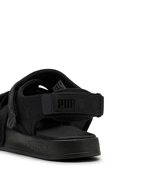 Женские сандалии PUMA Leadcat City Sandal из экокожи черные - фото 5 - Miraton