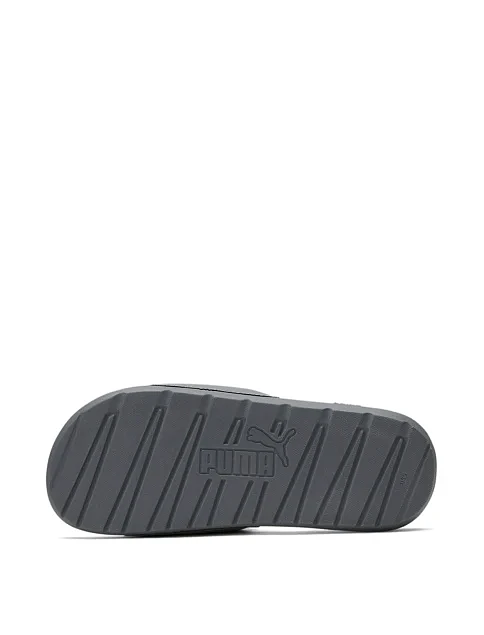 Чоловічі шльопанці PUMA Cool Cat 2.0 з екошкіри сірі - фото 5 - Miraton