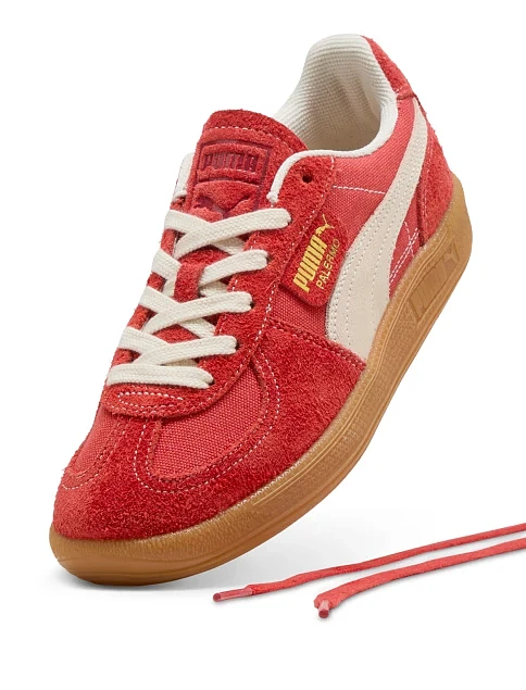 Женские кеды PUMA Palermo Vintage замшевые красные - фото 5 - Miraton