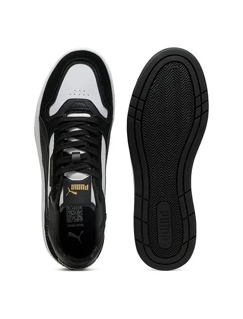 Жіночі кеди PUMA Court Classic Street SD замшеві чорні - фото 4 - Miraton