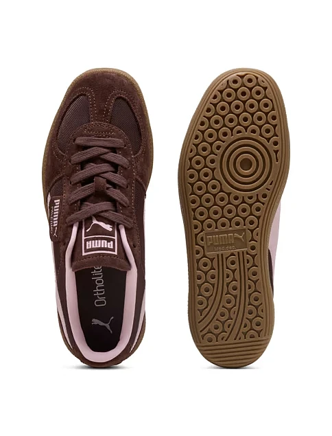 Жіночі кеди PUMA Palermo Vintage Update замшеві коричневі - фото 4 - Miraton