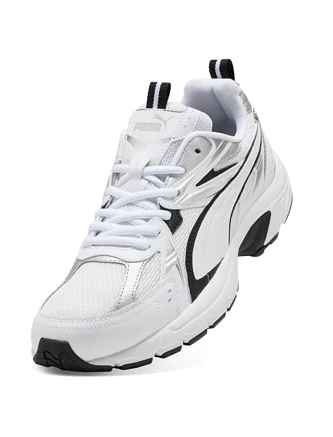 Женские кроссовки PUMA Milenio tech_ из экокожи белые - фото 5 - Miraton