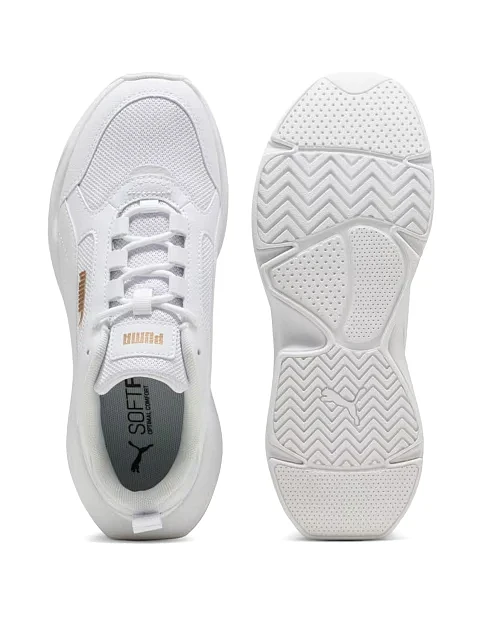 Женские кроссовки PUMA CASSIA 2.0 из экокожи белые - фото 2 - Miraton