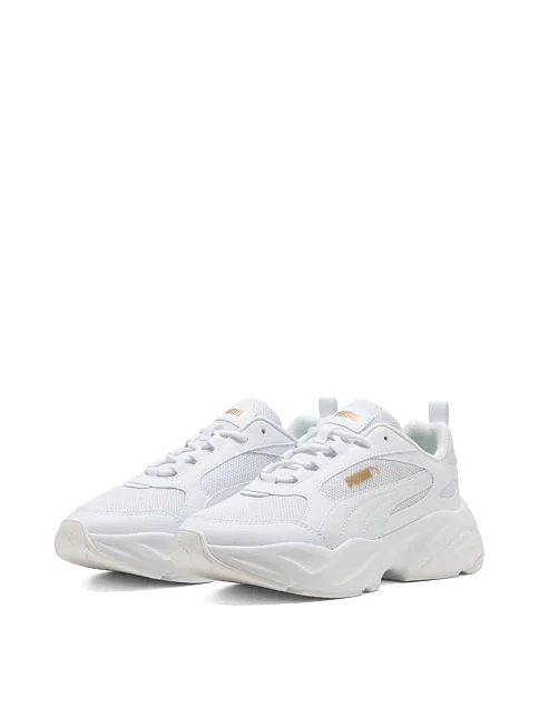 Женские кроссовки PUMA CASSIA 2.0 из экокожи белые - фото 3 - Miraton