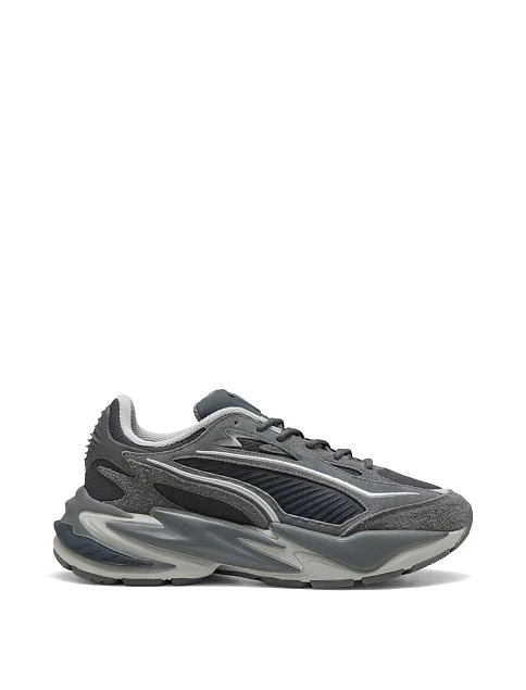 Мужские кроссовки PUMA RS Surge Hairy Suede замшевые серые - фото 1 - Miraton