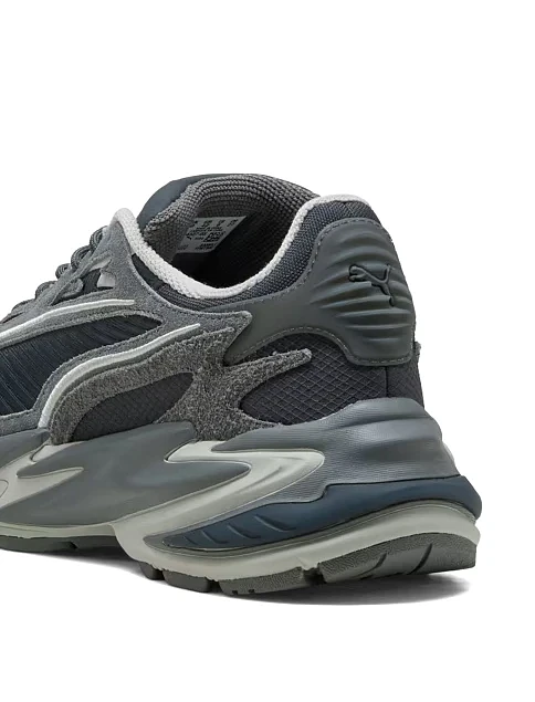 Мужские кроссовки PUMA RS Surge Hairy Suede замшевые серые - фото 4 - Miraton