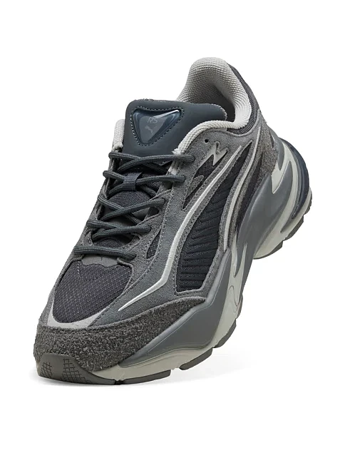 Мужские кроссовки PUMA RS Surge Hairy Suede замшевые серые - фото 5 - Miraton