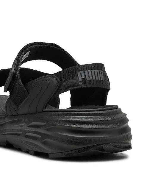 Жіночі сандалі PUMA Hypnotic Sandal LT текстильні чорні - фото 6 - Miraton