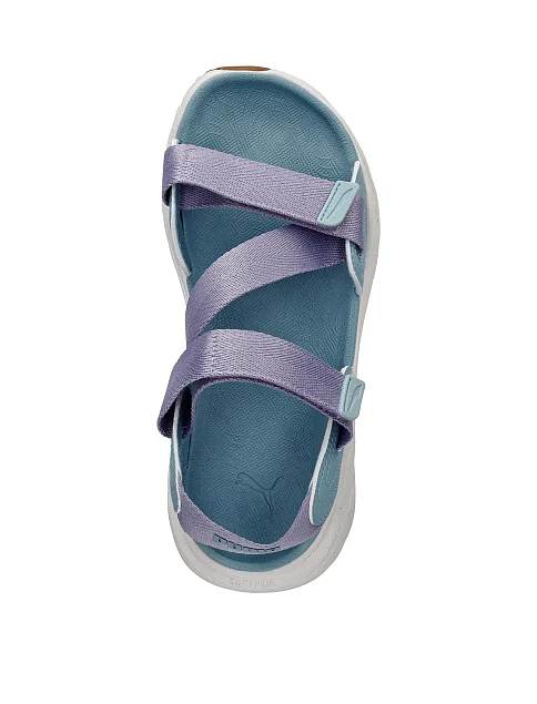 Жіночі сандалі PUMA Hypnotic Sandal LT текстильні блакитні - фото 4 - Miraton