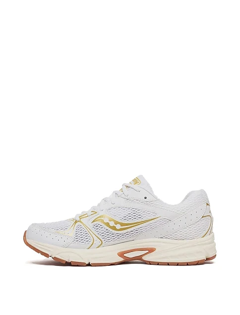 Жіночі кросівки Saucony RIDE MILLENNIUM з екошкіри молочного кольору - фото 3 - Miraton