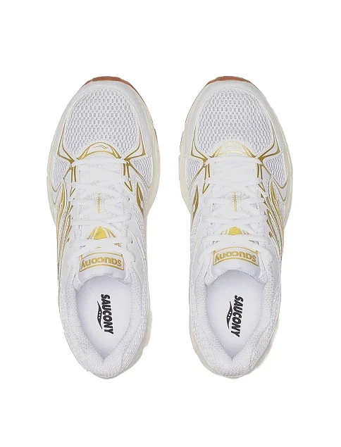 Жіночі кросівки Saucony RIDE MILLENNIUM з екошкіри молочного кольору - фото 4 - Miraton