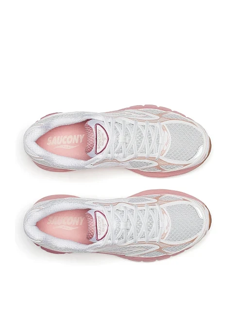 Жіночі кросівки Saucony GUIDE 7 з екошкіри білі - фото 5 - Miraton