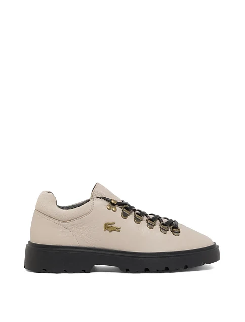 Жіночі кеди Lacoste BASESHOT сірі шкіряні - фото 1 - Miraton