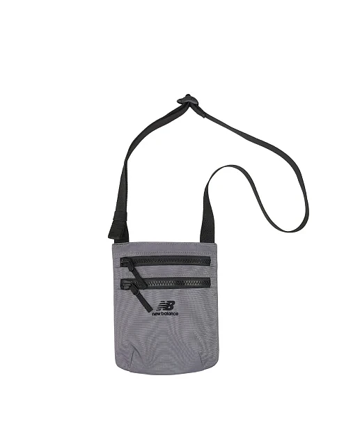 Сумка через плече New Balance Urban Sling Bag текстильна сіра - фото 1 - Miraton