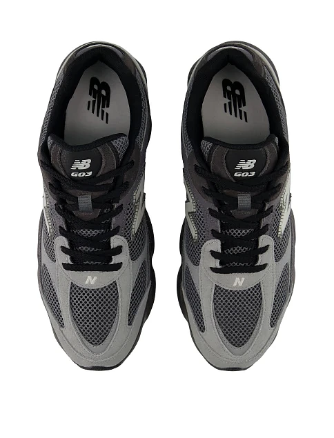 Чоловічі кросівки New Balance M6032DK чорні замшеві - фото 3 - Miraton