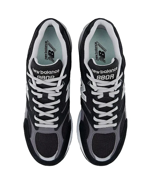 Чоловічі кросівки New Balance U880R8EU чорні замшеві - фото 4 - Miraton