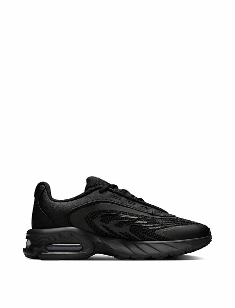 Женские кроссовки Nike AIR MAX FIRE черные текстильные - фото 1 - Miraton