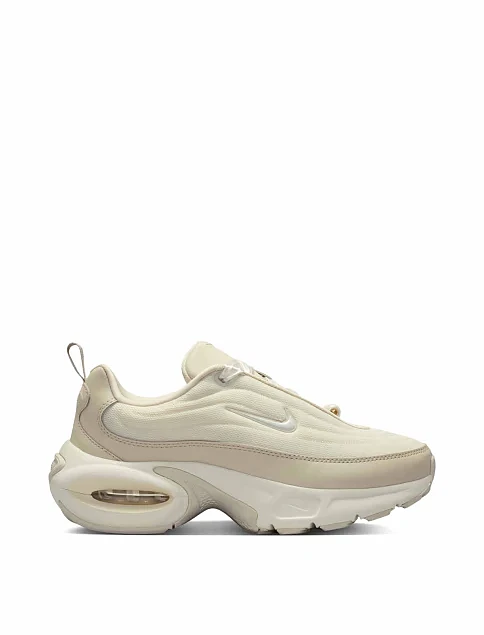 Женские кроссовки Nike AIR MAX PORTAL LE бежевые текстильные - фото 1 - Miraton