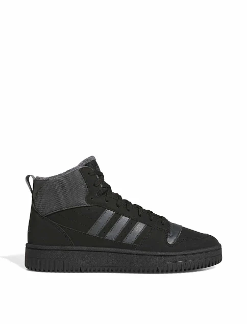 Чоловічі черевики Adidas BREAK START MID WINTERIZED чорні з екошкіри - фото 1 - Miraton