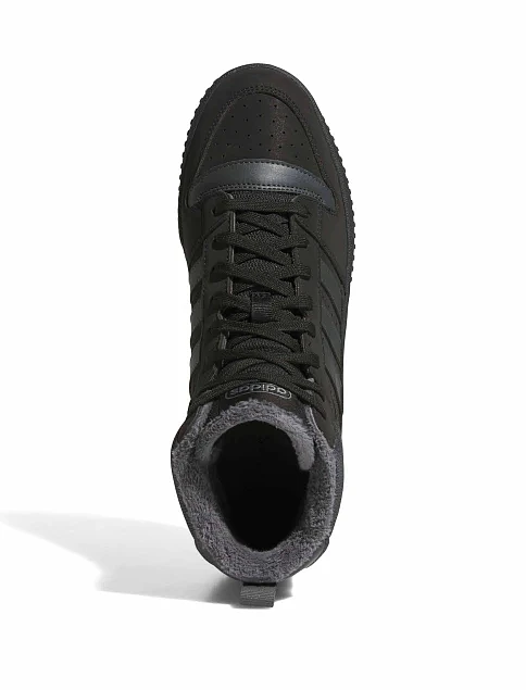 Чоловічі черевики Adidas BREAK START MID WINTERIZED чорні з екошкіри - фото 2 - Miraton