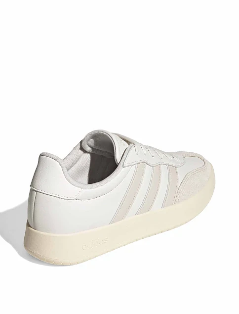 Женские кеды Adidas BARREDA молочные кожаные - фото 5 - Miraton