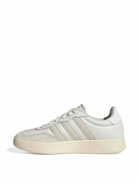 Женские кеды Adidas BARREDA молочные кожаные - фото 6 - Miraton