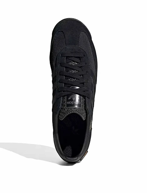 Мужские кроссовки Adidas SL 72 RS черные кожаные - фото 2 - Miraton