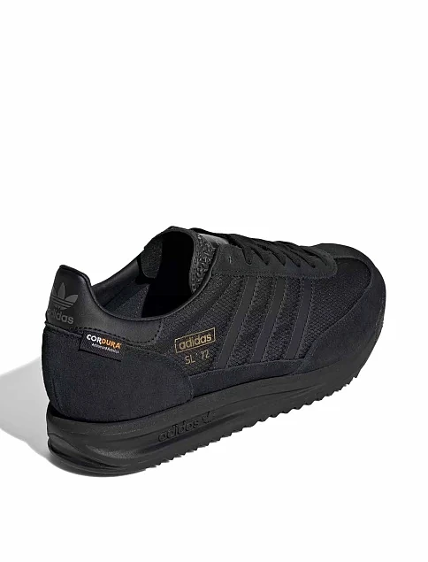 Мужские кроссовки Adidas SL 72 RS черные кожаные - фото 5 - Miraton