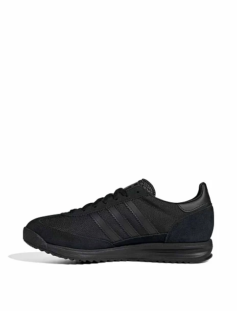 Мужские кроссовки Adidas SL 72 RS черные кожаные - фото 6 - Miraton