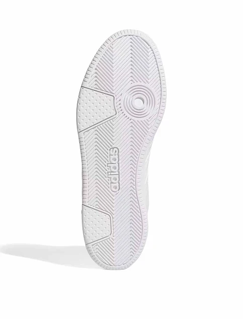 Женские ботинки Adidas HOOPS MID CLASSIC белые из экокожи - фото 3 - Miraton