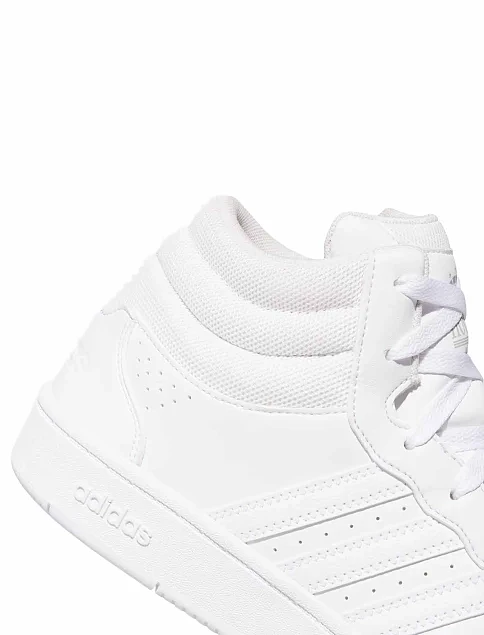 Женские ботинки Adidas HOOPS MID CLASSIC белые из экокожи - фото 8 - Miraton
