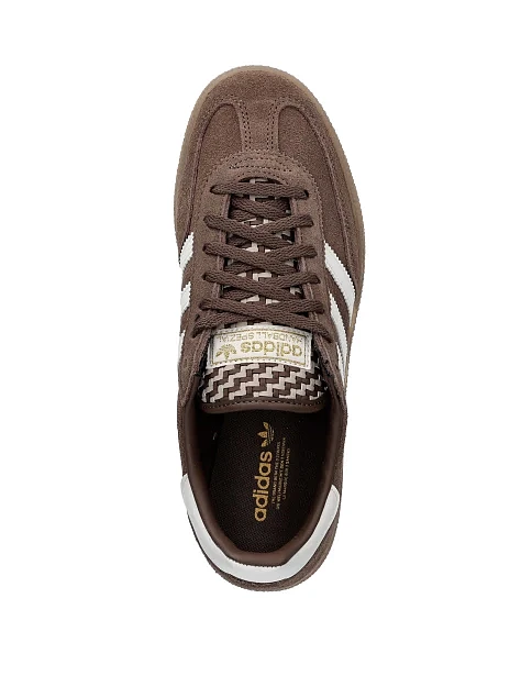Женские кеды Adidas HANDBALL SPEZIAL W бежевые кожаные - фото 2 - Miraton