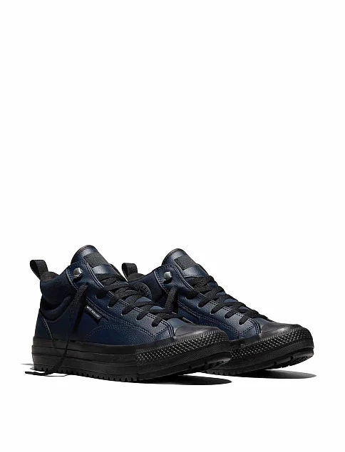 Чоловічі черевики Converse Chuck Taylor All Star Malden Street Boot чорні з екошкіри - фото 5 - Miraton