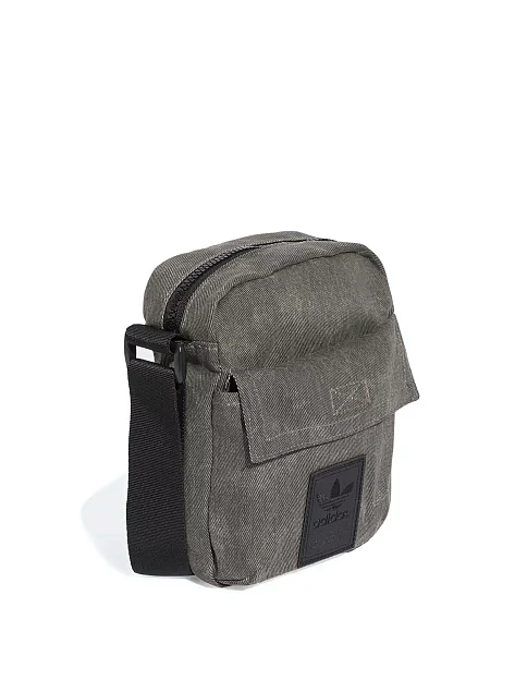 Сумка через плече Adidas Washed Item Bag чорна текстильна - фото 3 - Miraton