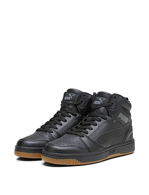 Чоловічі черевики PUMA Rebound v6 Low чорні синтетичні - фото 4 - Miraton