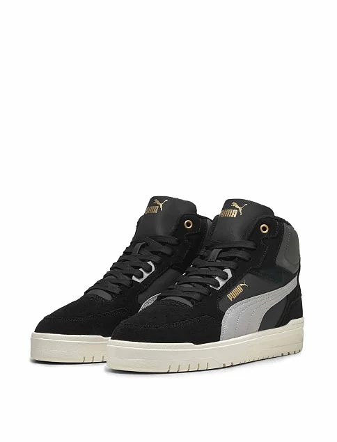 Чоловічі черевики PUMA Shuffle Downtown Mid WTR чорні синтетичні - фото 2 - Miraton