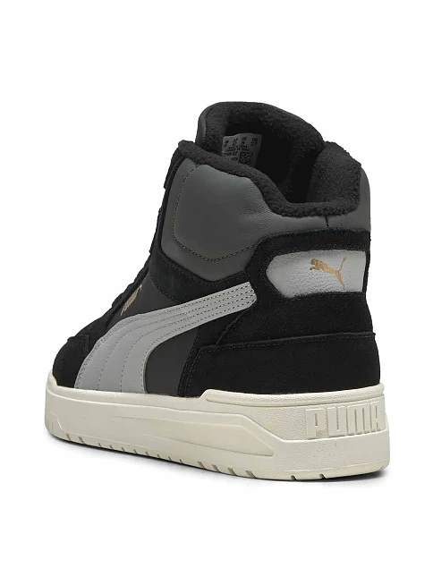 Чоловічі черевики PUMA Shuffle Downtown Mid WTR чорні синтетичні - фото 5 - Miraton