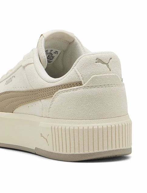 Женские кеды PUMA Carina Mia SD бежевые кожаные - фото 5 - Miraton