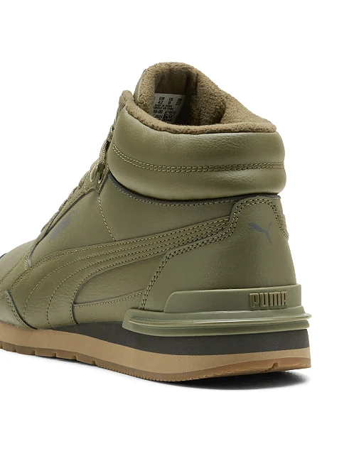 Чоловічі черевики PUMA ST Runner v4 Mid зелені синтетичні - фото 4 - Miraton