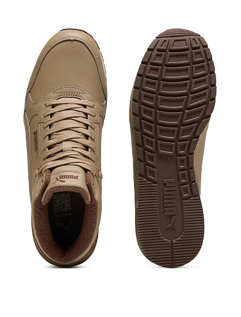 Чоловічі черевики PUMA ST Runner v4 Mid бежеві синтетичні - фото 2 - Miraton