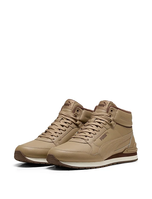 Чоловічі черевики PUMA ST Runner v4 Mid бежеві синтетичні - фото 3 - Miraton