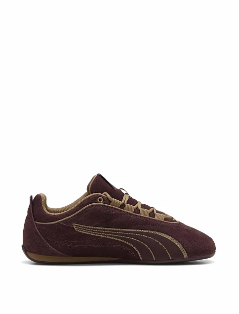 Кросівки жіночі PUMA CATCH SOLEIL SD коричневі шкіряні - фото 1 - Miraton