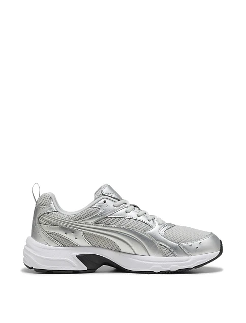 Жіночі кросівки PUMA Milenio Tech LT срібні текстильні - фото 1 - Miraton