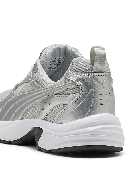 Жіночі кросівки PUMA Milenio Tech LT срібні текстильні - фото 4 - Miraton