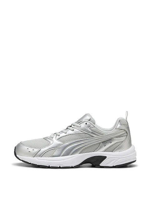 Жіночі кросівки PUMA Milenio Tech LT срібні текстильні - фото 6 - Miraton