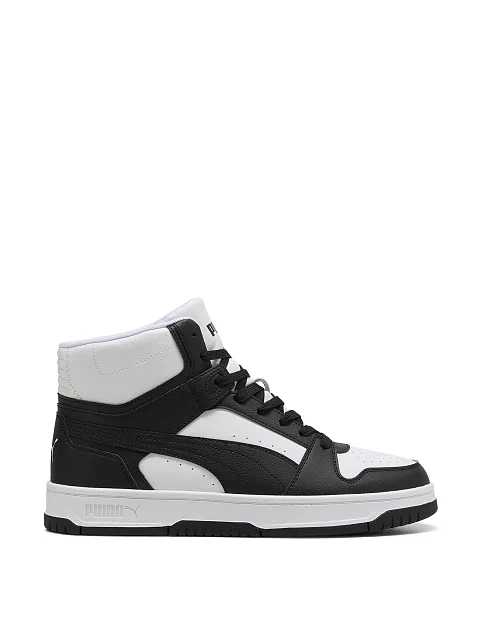 Жіночі черевики PUMA Rebound Slam Mid чорні синтетичні - фото 1 - Miraton