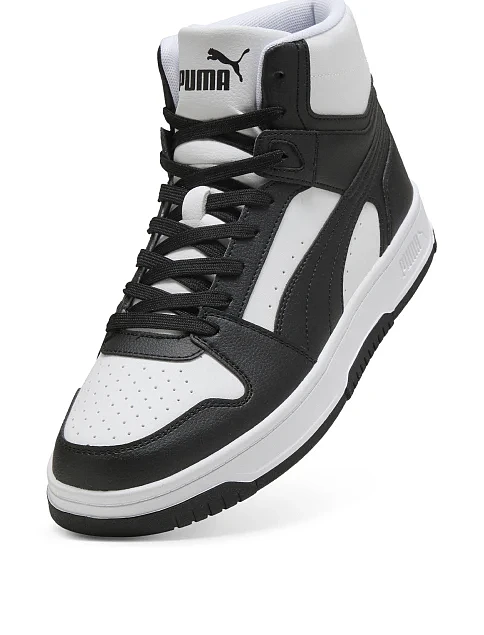 Жіночі черевики PUMA Rebound Slam Mid чорні синтетичні - фото 5 - Miraton