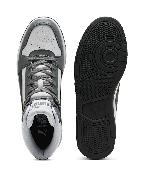 Унісекс черевики PUMA Rebound Slam Mid сірі синтетичні - фото 2 - Miraton