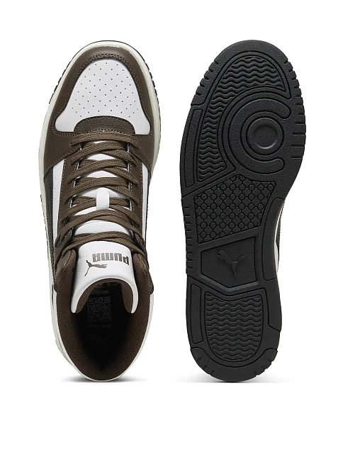 Жіночі черевики PUMA Rebound Slam Mid коричневі синтетичні - фото 2 - Miraton